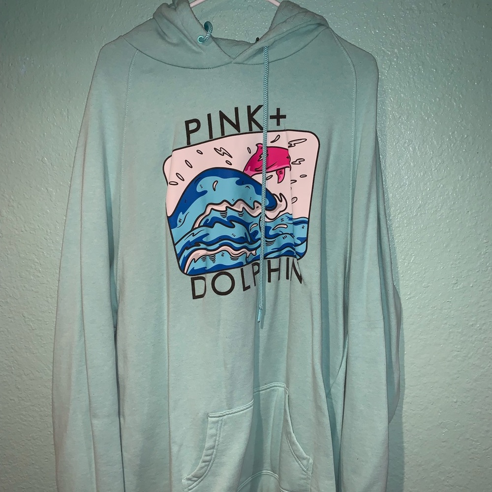 Pink dolphin limited hoodie